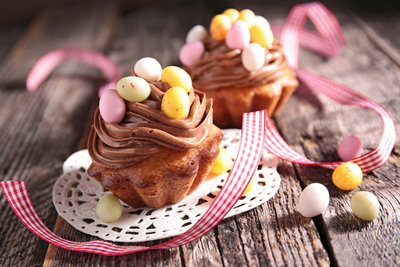 These classic yellow cupcakes with chocolate butter frosting are fun and easy to make and your Easter guests of all ages are guaranteed to love them.