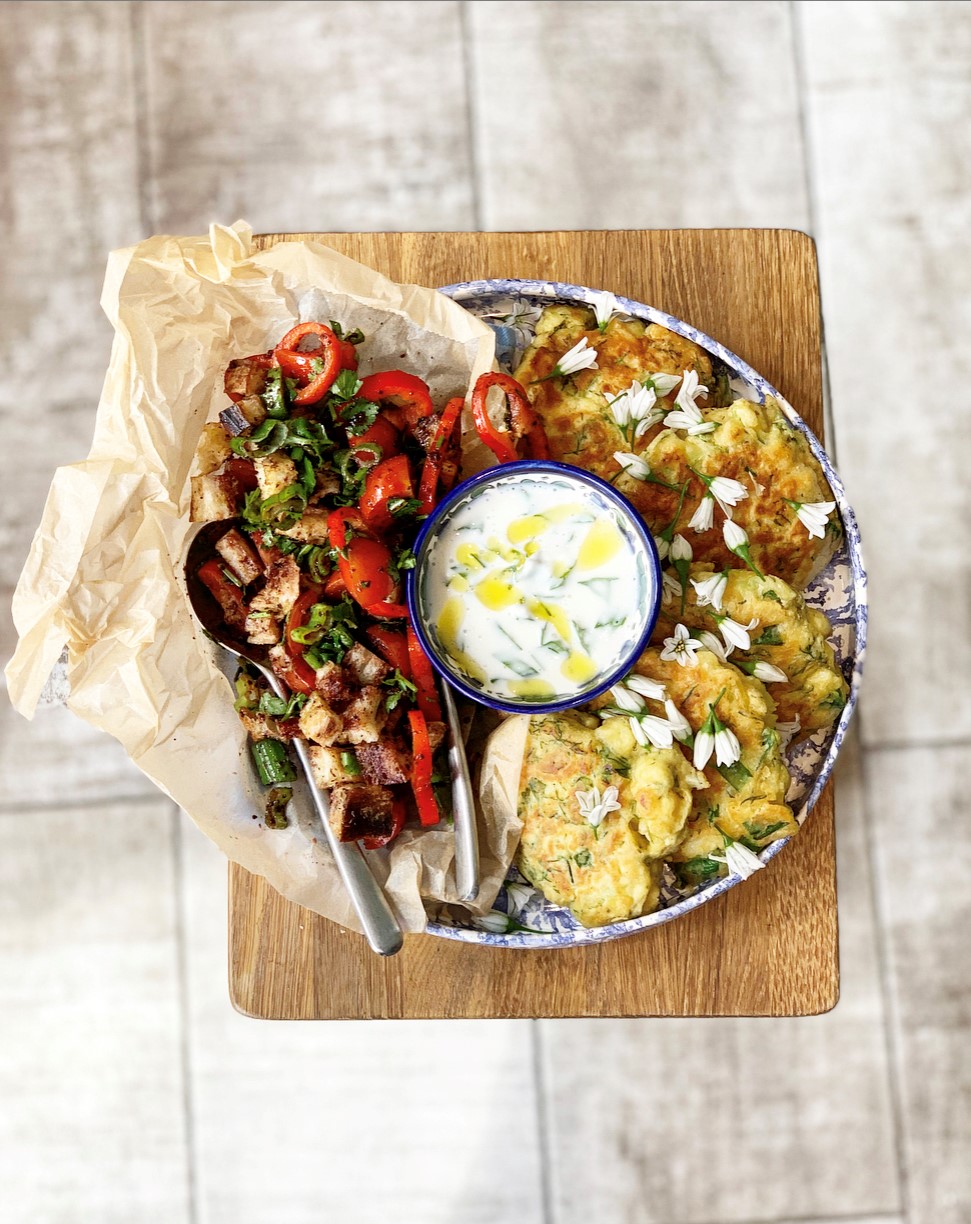 Cauliflower and St. Tola fritters Kerrygold Australia