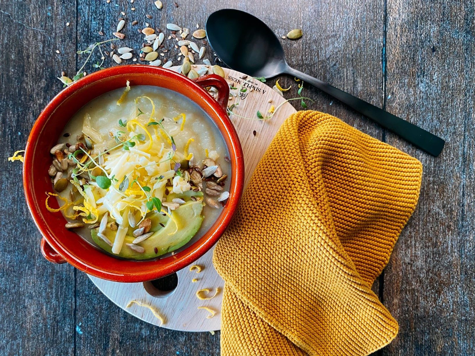 Blomkålssuppe med cheddar