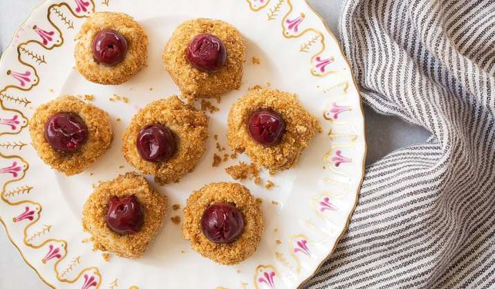 Trufas de tarta de queso sin hornear