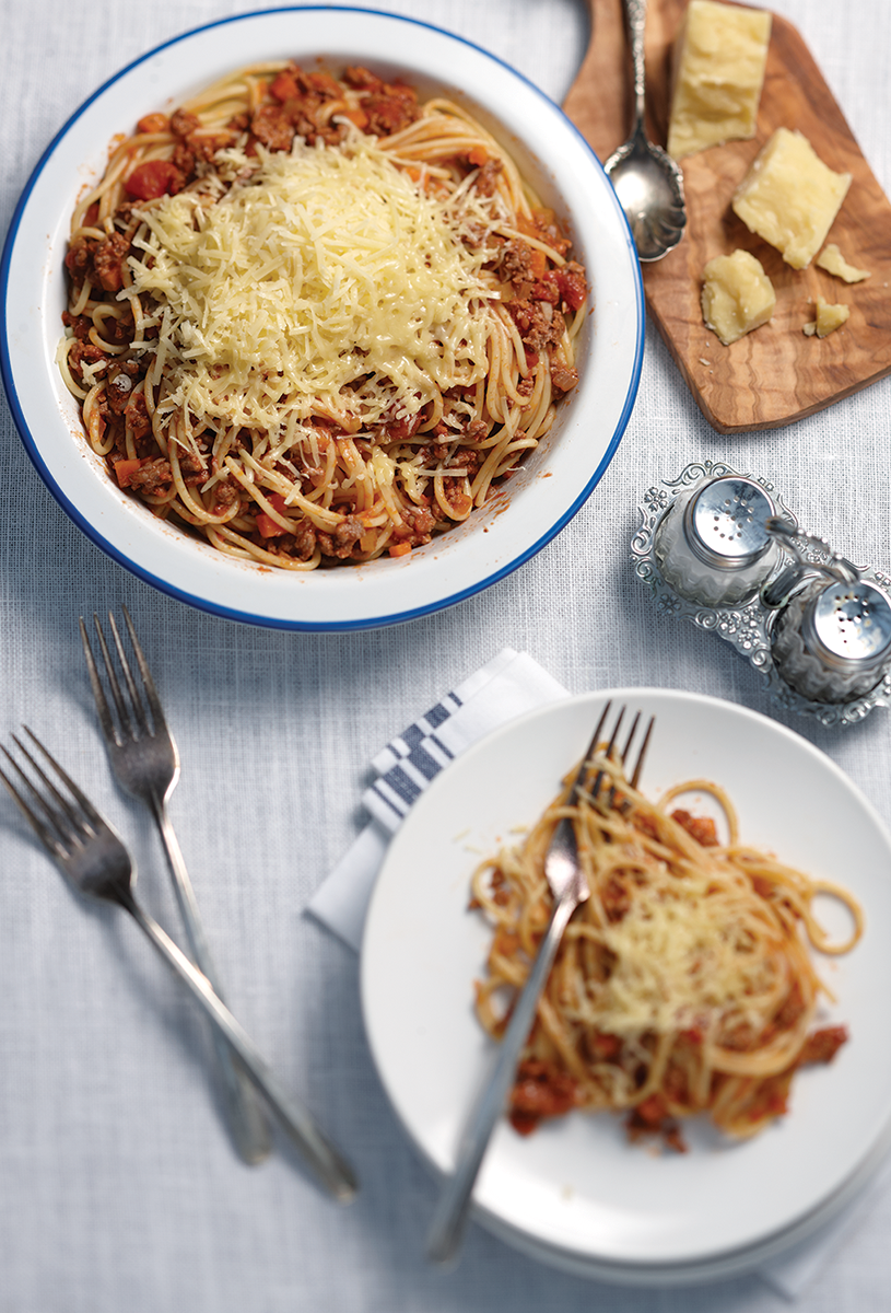 Spaghettis à la sauce bolognaise