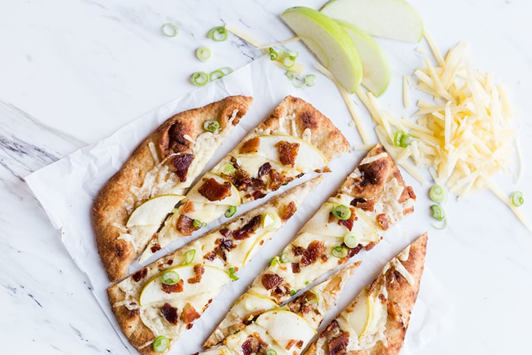 Flatbread au cheddar
