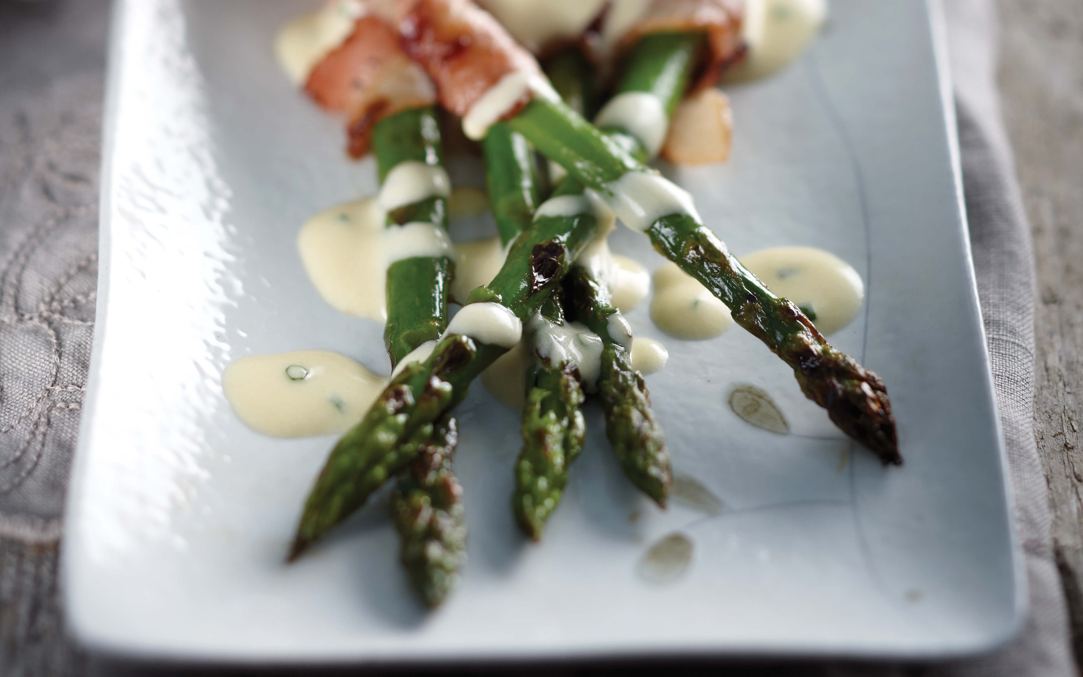 Griddled asparagus with lemon butter sauce Recipe Kerrygold Ireland