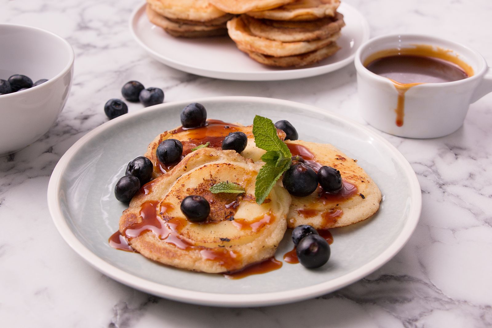 Pancakes with Salted Caramel Sauce Recipe Kerrygold Ireland