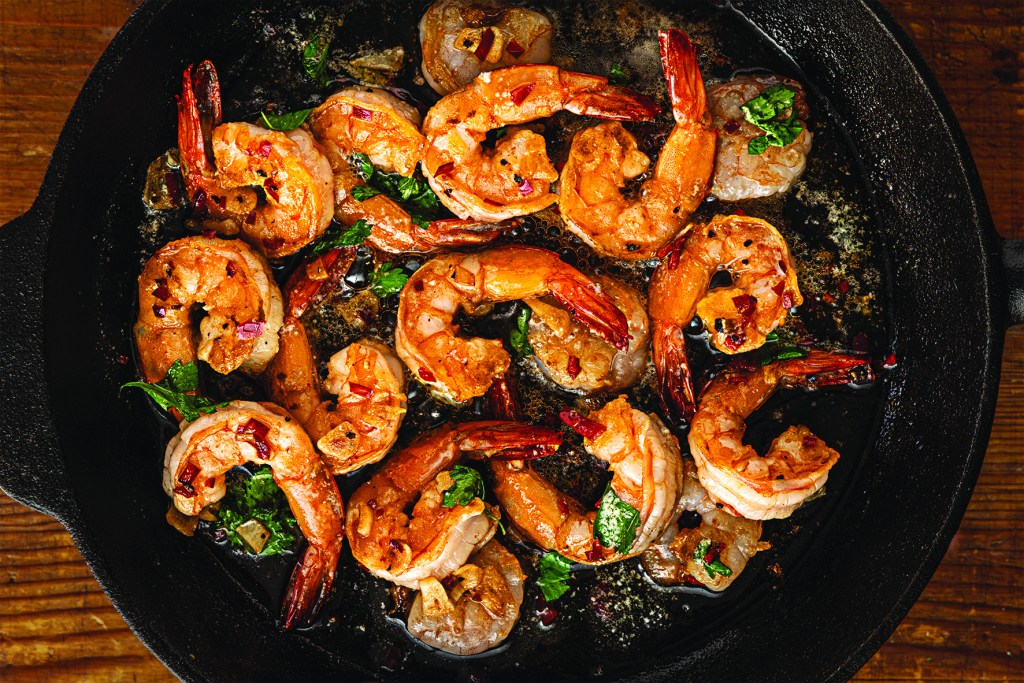 Garlic and Chilli Prawns