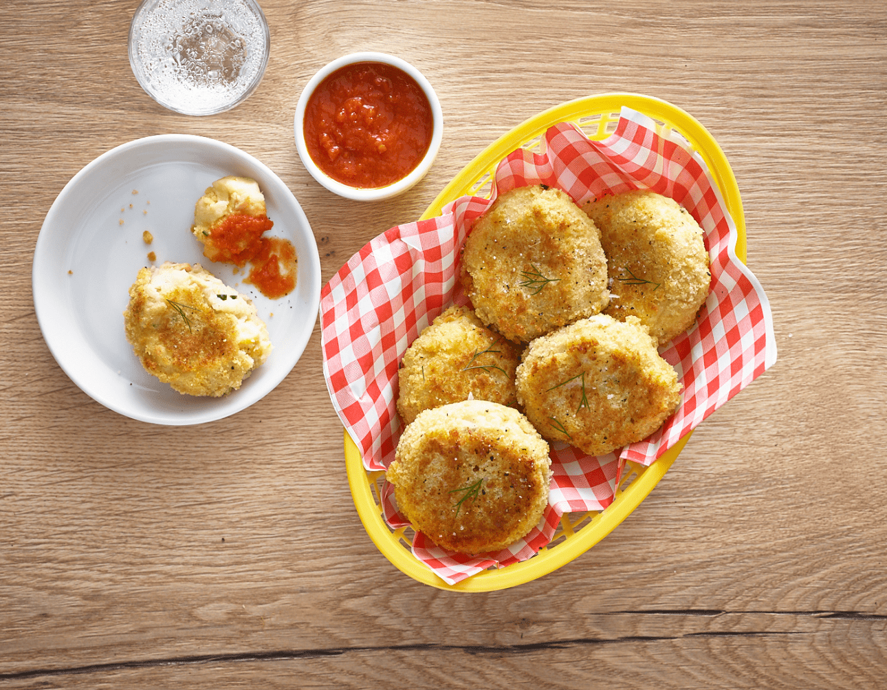 Tortini di patate e pesce