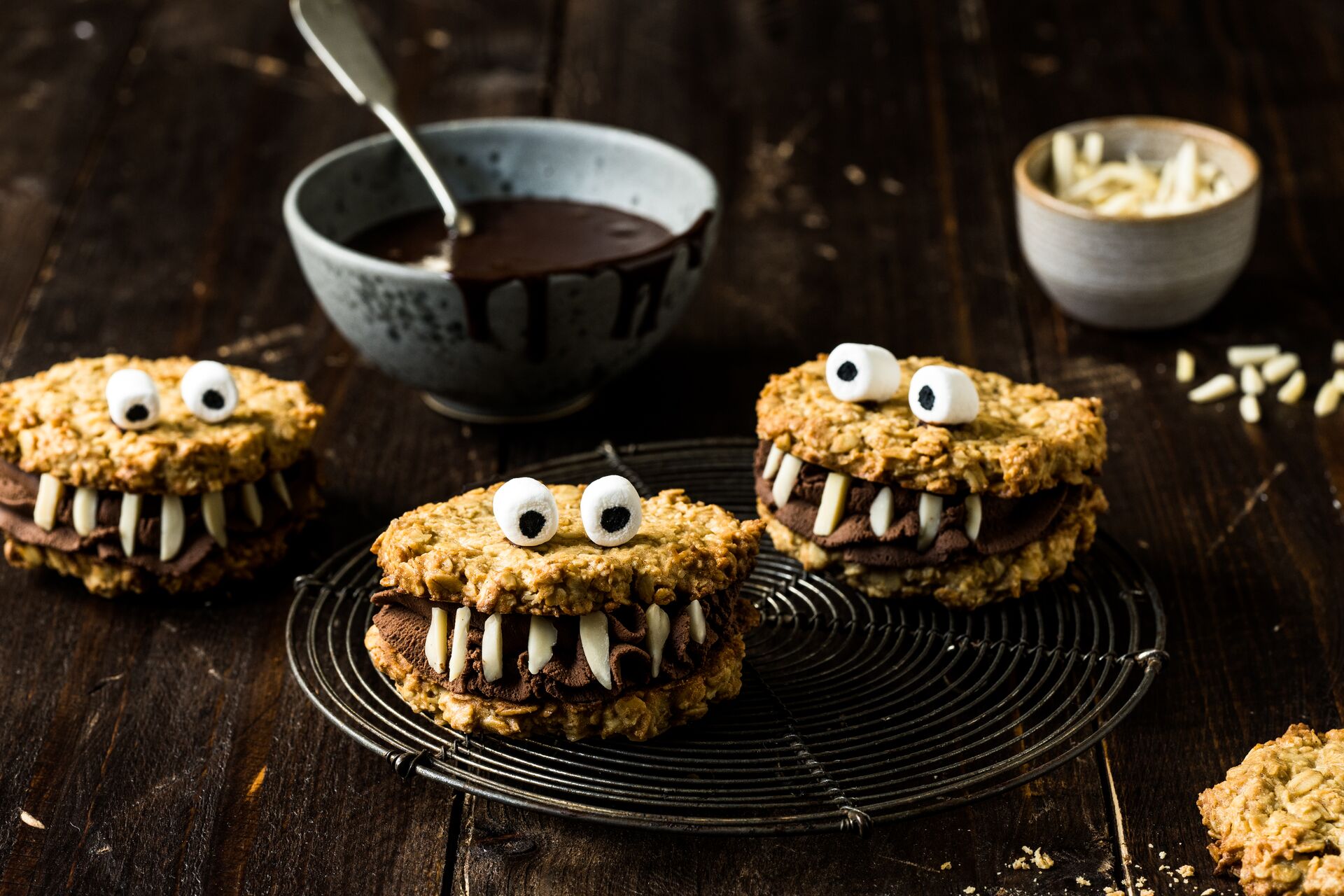 Halloween Cookie Monsters