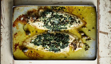We’ve used Dover soles for this recipe, but any white fish could work beautifully instead.