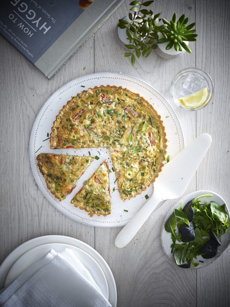 Crab and Spring Onion Tart Recipe | Kerrygold UK