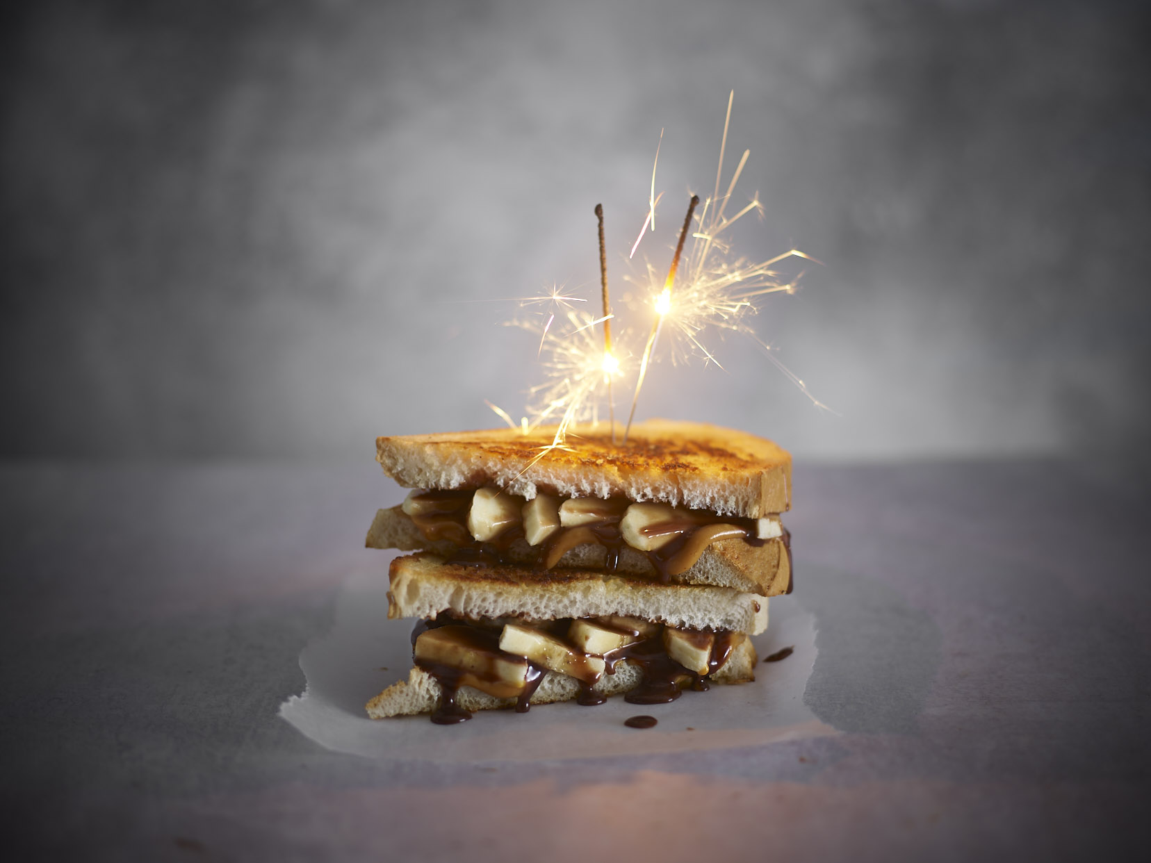 Banana, Toffee and Chocolate Toasted Sandwich Recipe | Kerrygold UK