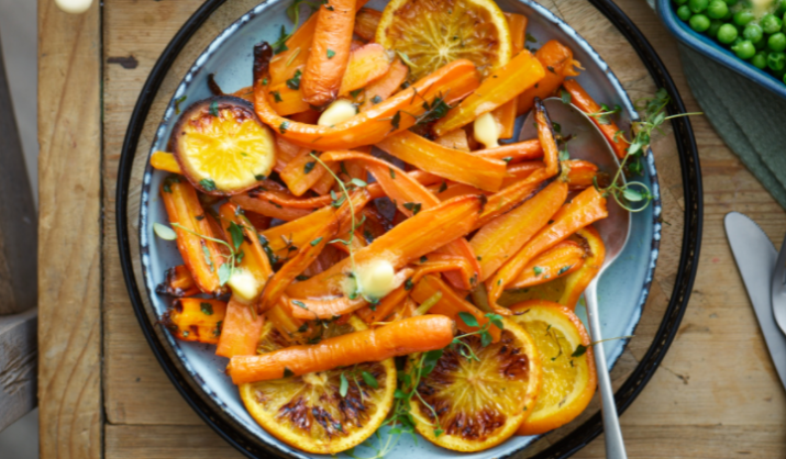 Buttered Orange and Thyme Carrots