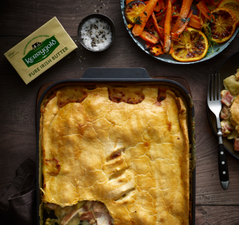 Chicken & Ham Pie Recipe
