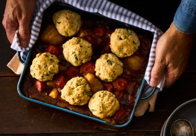Hearty Stew and Herby Dumplings Recipe