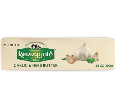  Kerrygold Garlic and Herb Butter, 3.5 Ounce - 10 per case. :  Grocery & Gourmet Food