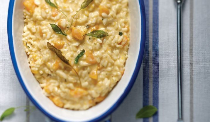 Pumpkin Risotto with Sage