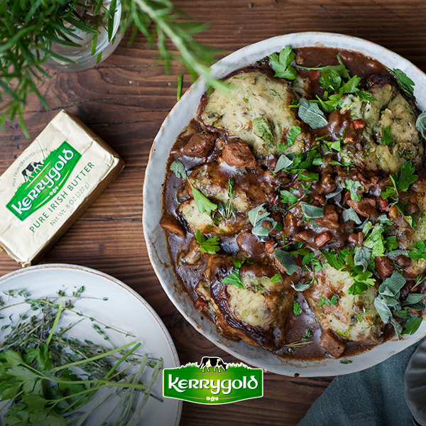 Winter Beef Casserole With Herby Potato Dumplings Recipe | Kerrygold South Africa