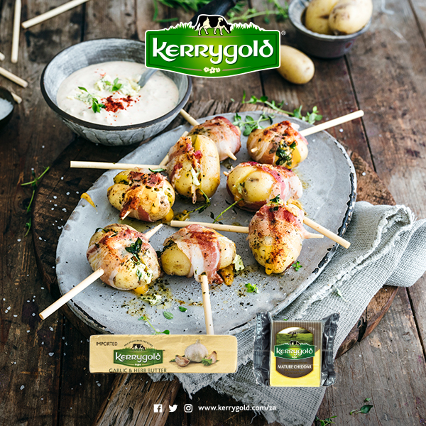 Barbecue Potato Kebabs with Harissa Herb Butter Dip Recipe | Kerrygold South Africa