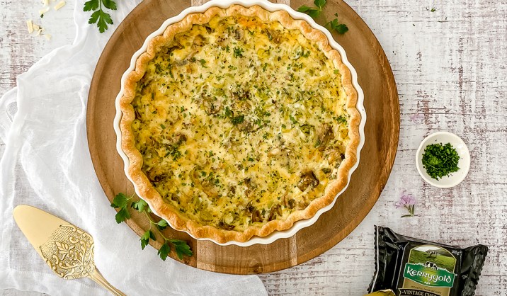 Kerrygold Leek & Mushroom Quiche
