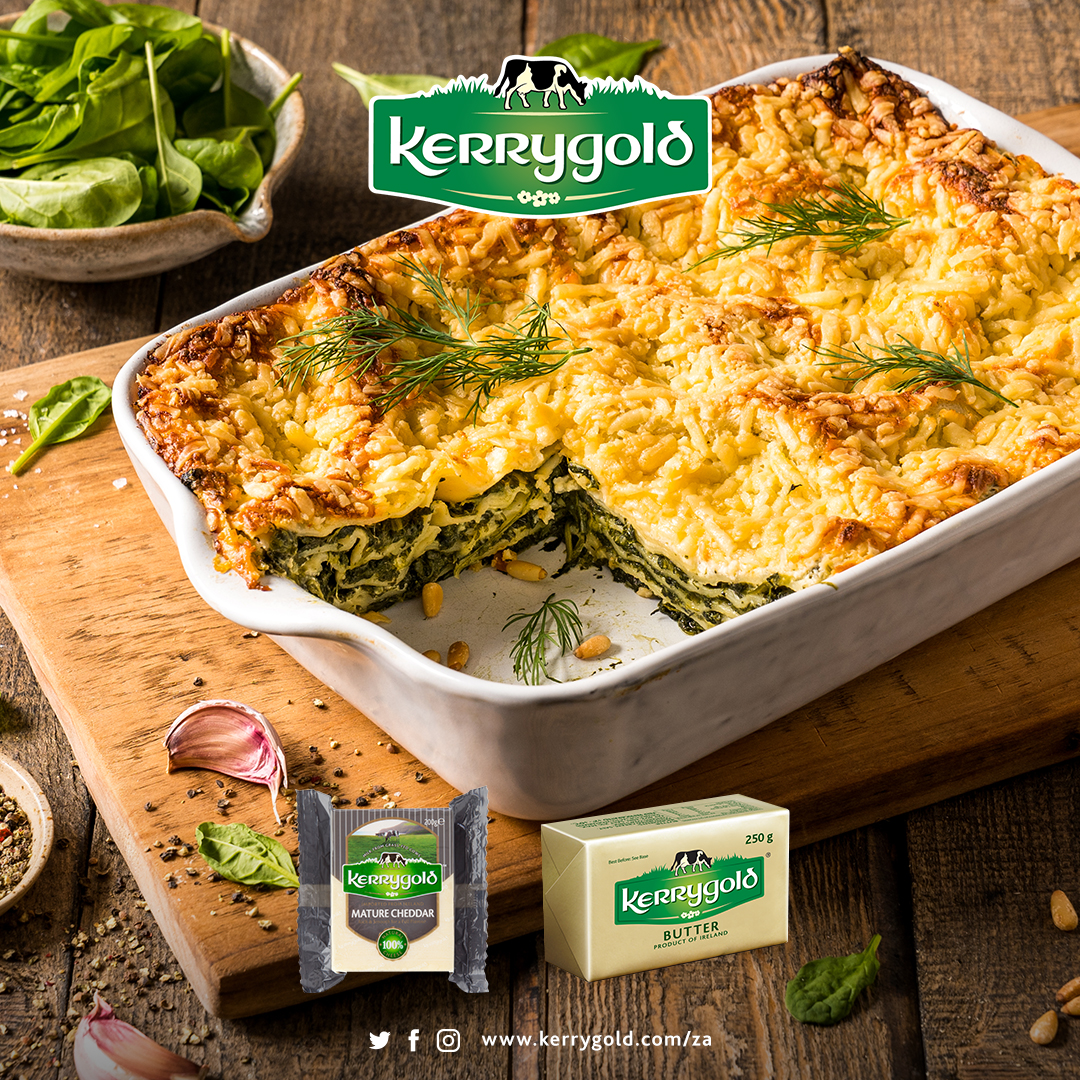 Spinach Lasagna with Pine Nuts Recipe