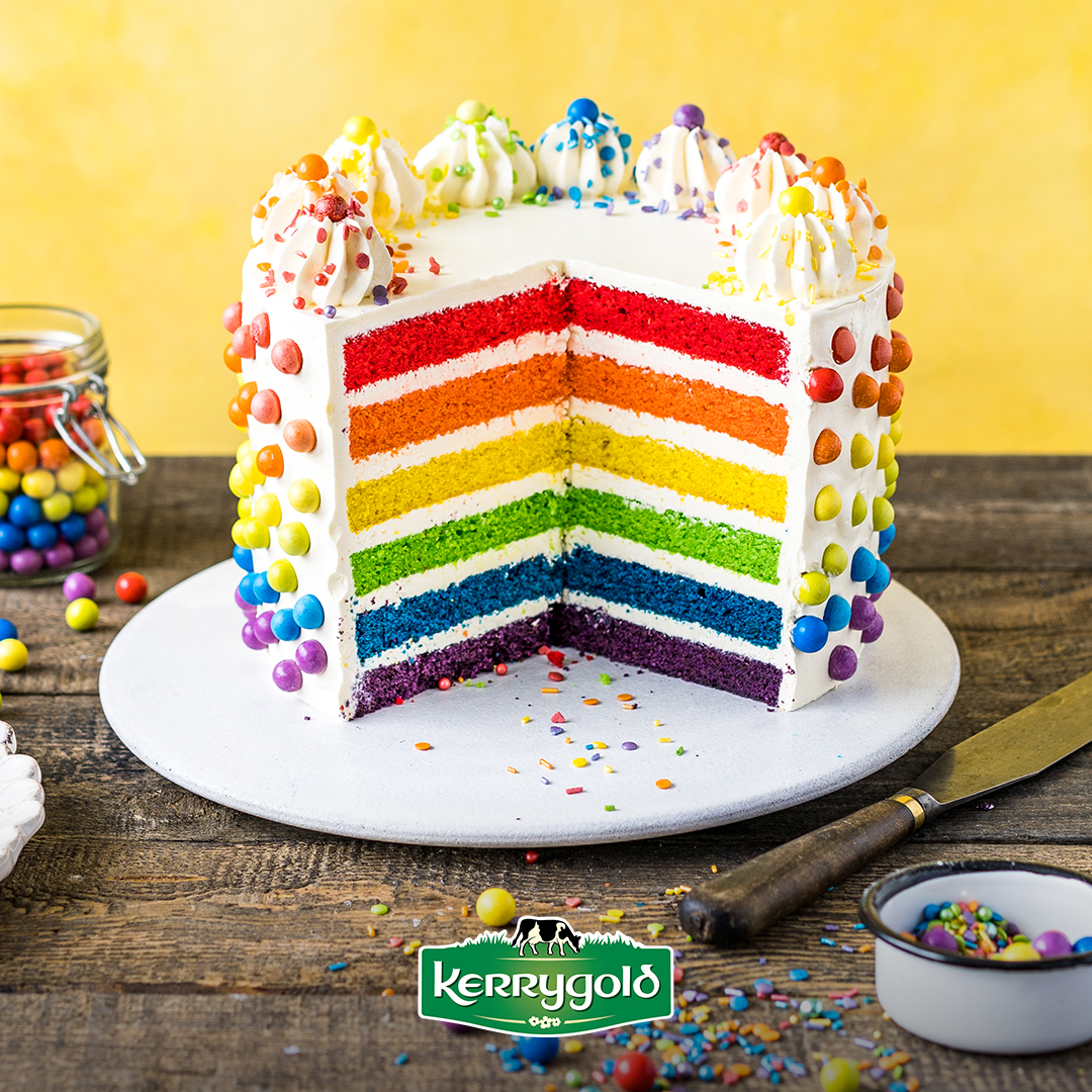 Kerrygold Rainbow Cake Recipe | Kerrygold South Africa